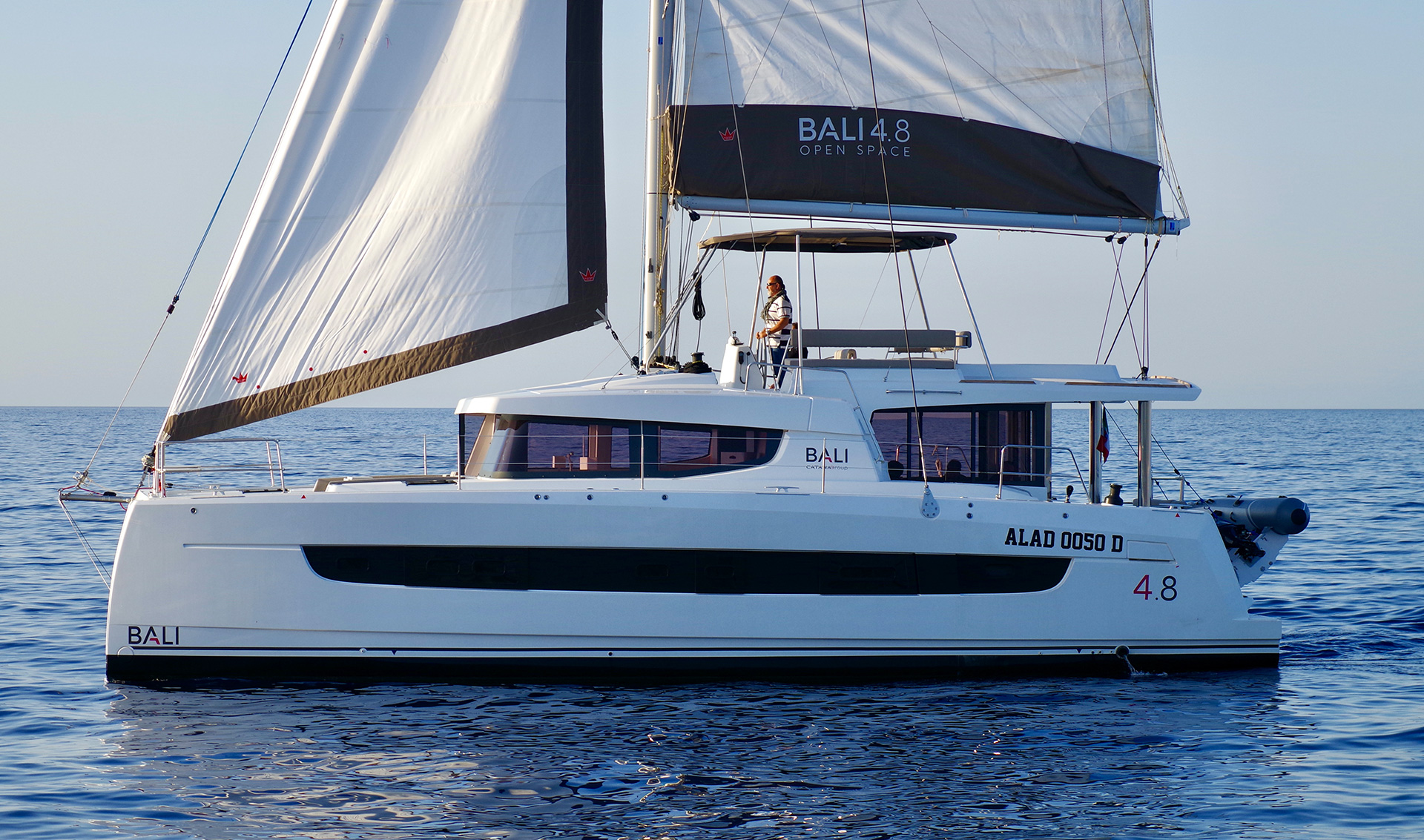 Drizza Randa Catamarano a vela in Sicilia – Bali 4.8 Antigone | Aladar Sail